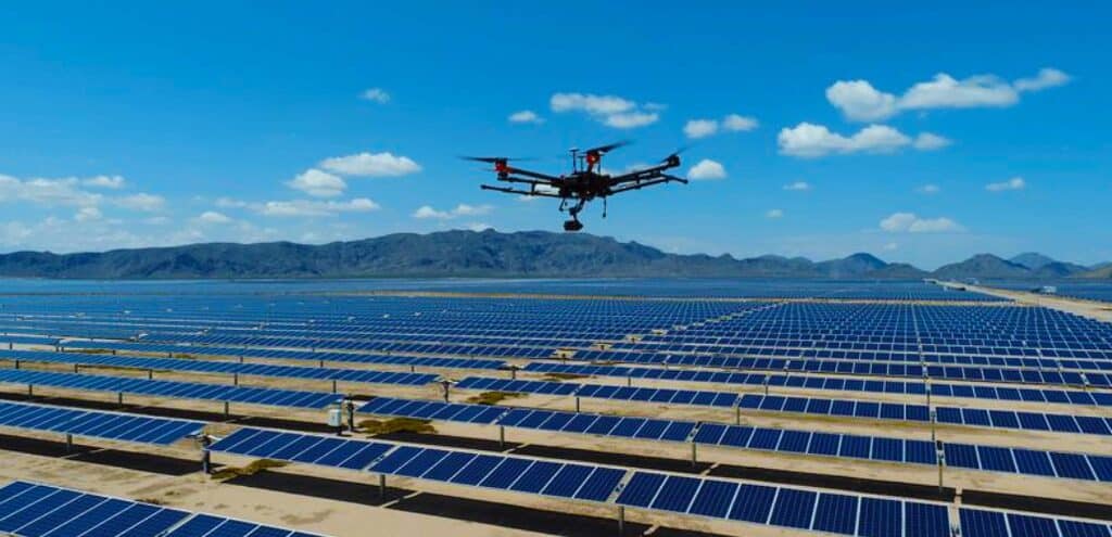 drones para parques solares